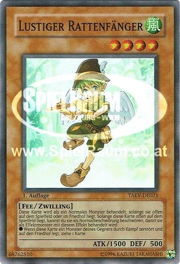 Lucky Pied Piper (V.2 - Ultimate Rare) Single: Yu-Gi-Oh! Tactical Evolution Einzelkarte