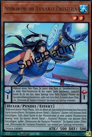 Shinonome the Vaylantz Priestess (V.1 - Ultra Rare)
