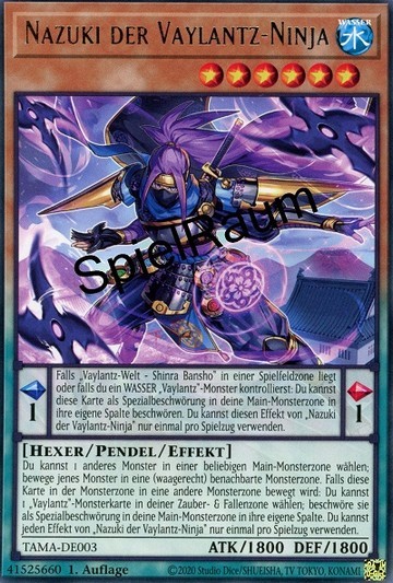 Nazuki the Vaylantz Ninja