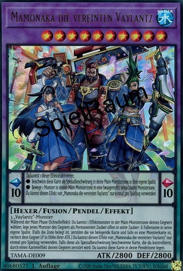Mamonaka the Vaylantz United (V.1 - Ultra Rare)