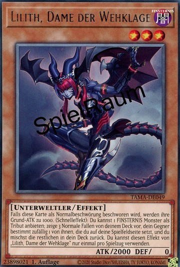 Lilith, Lady of Lament