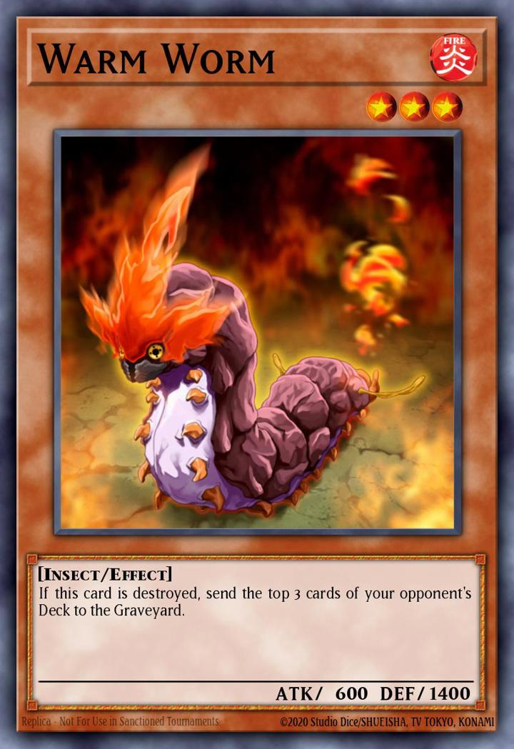 Warm Worm (V.2 - Super Rare) Single: Yu-Gi-Oh! 5D's Tag Force 4 Promotional Cards Einzelkarte
