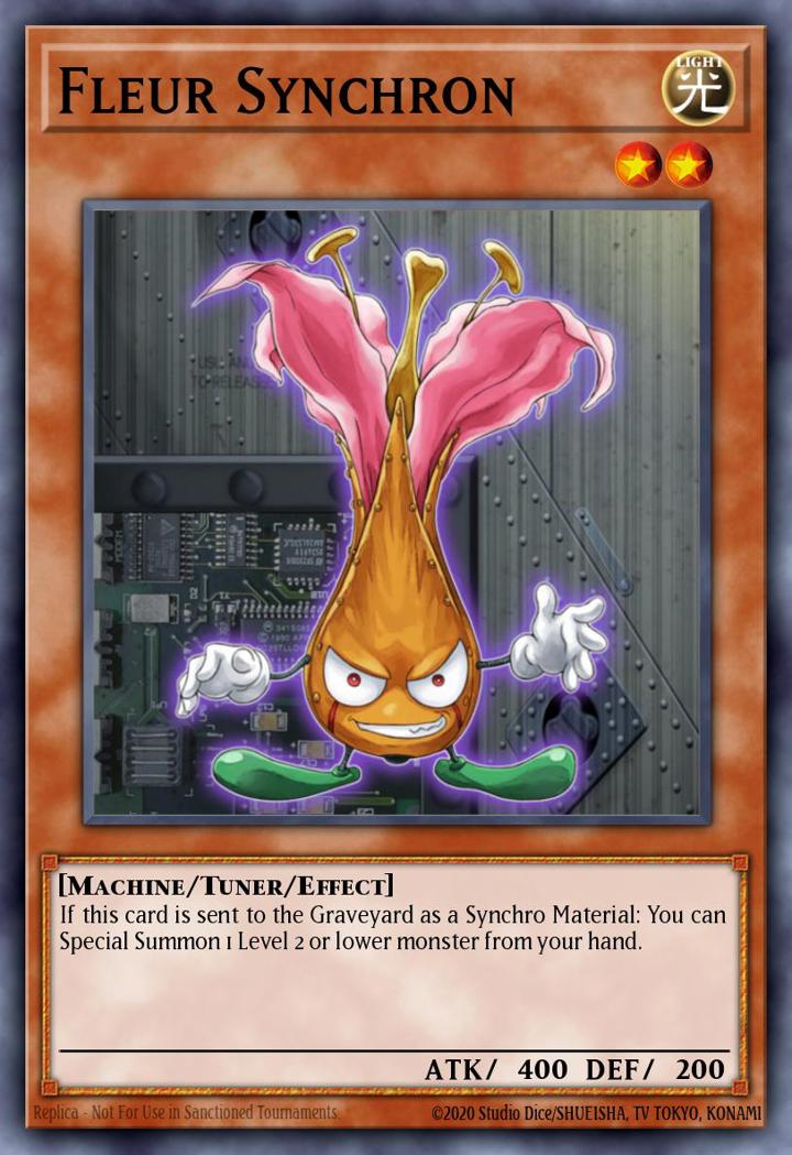 Fleur Synchron (V.2 - Super Rare) Single: Yu-Gi-Oh! 5D's Tag Force 5 Promotional Cards Einzelkarte