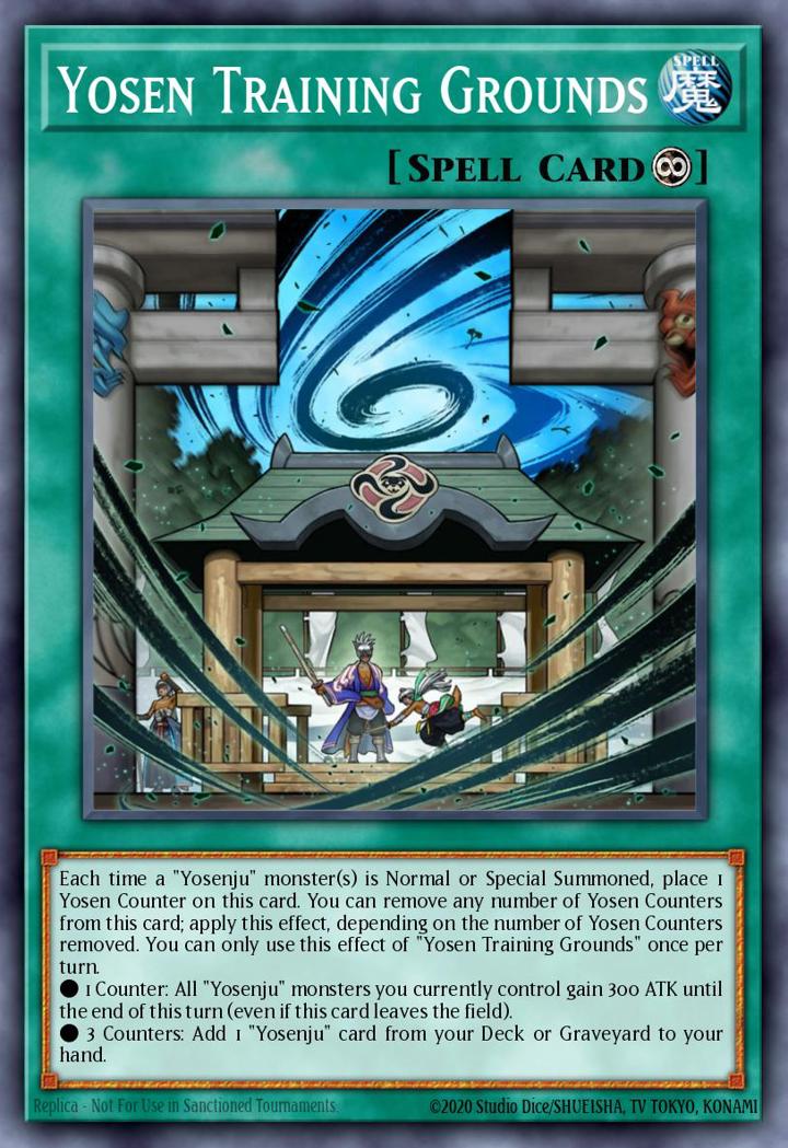 Yosen Training Grounds Single: Yu-Gi-Oh! The Secret Forces Einzelkarte