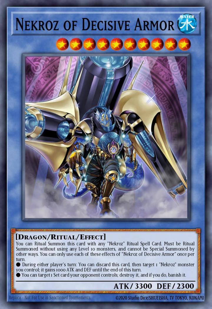 Nekroz of Decisive Armor Single: Yu-Gi-Oh! The Secret Forces Einzelkarte
