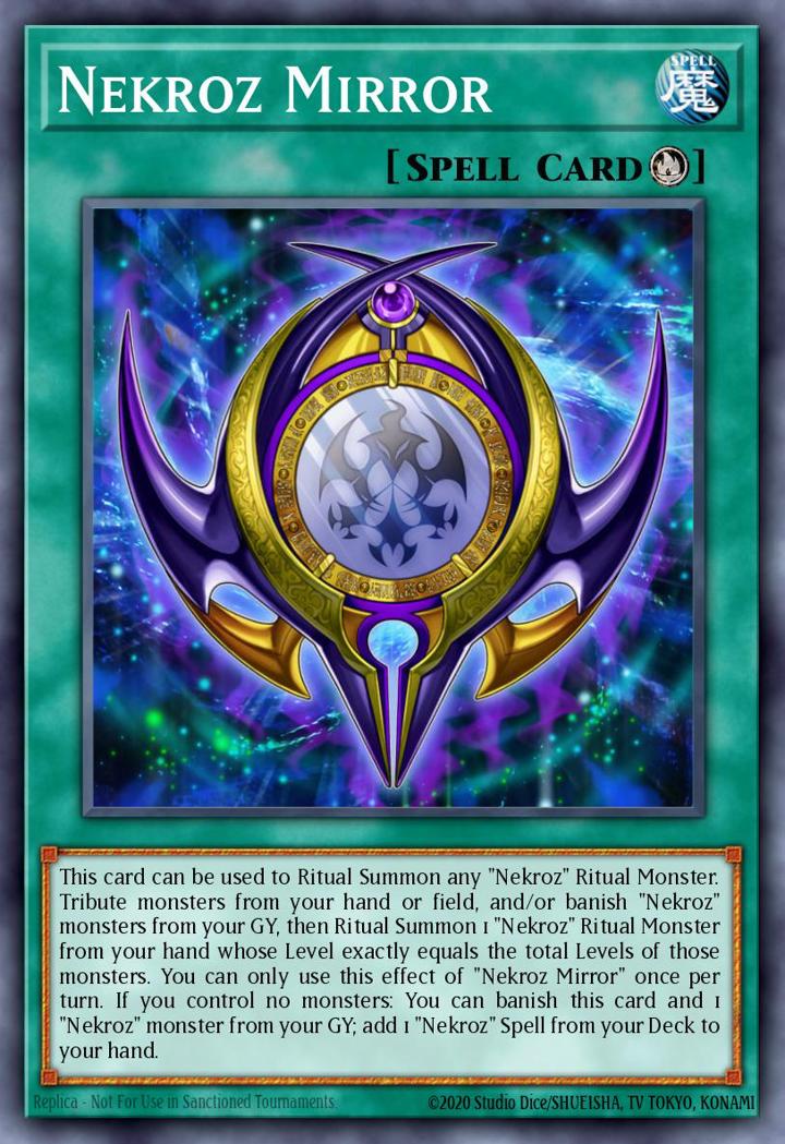 Nekroz Mirror Single: Yu-Gi-Oh! The Secret Forces Einzelkarte