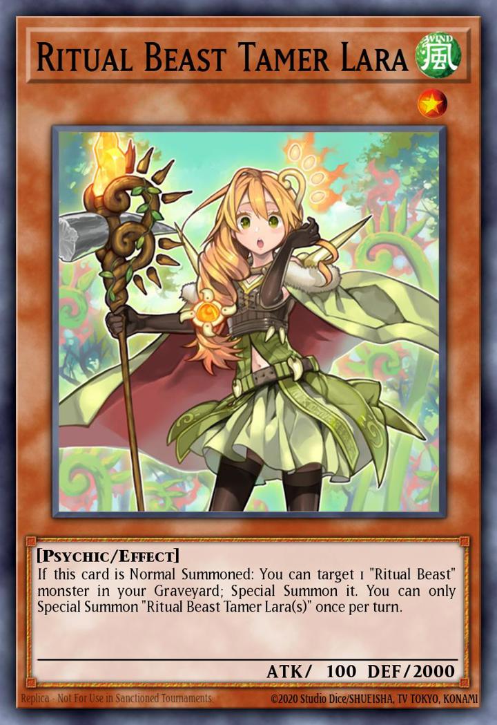 Ritual Beast Tamer Lara Single: Yu-Gi-Oh! The Secret Forces Einzelkarte