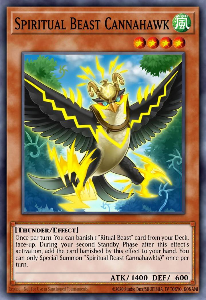 Spiritual Beast Cannahawk Single: Yu-Gi-Oh! The Secret Forces Einzelkarte