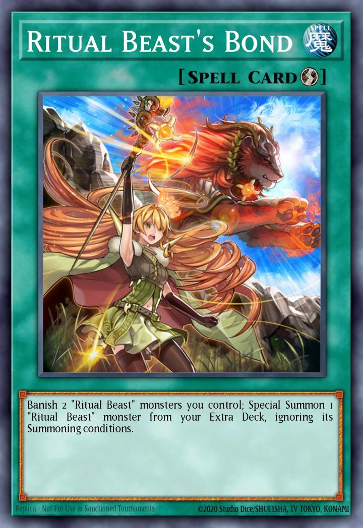 Ritual Beast's Bond Single: Yu-Gi-Oh! The Secret Forces Einzelkarte