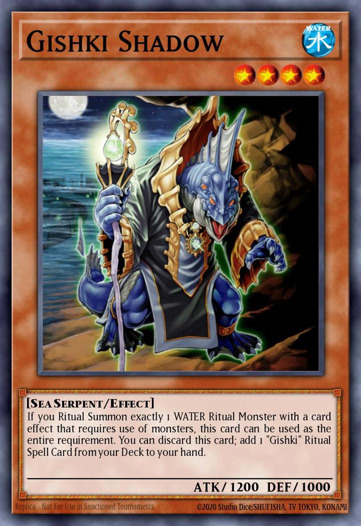 Gishki Shadow Single: Yu-Gi-Oh! The Secret Forces Einzelkarte
