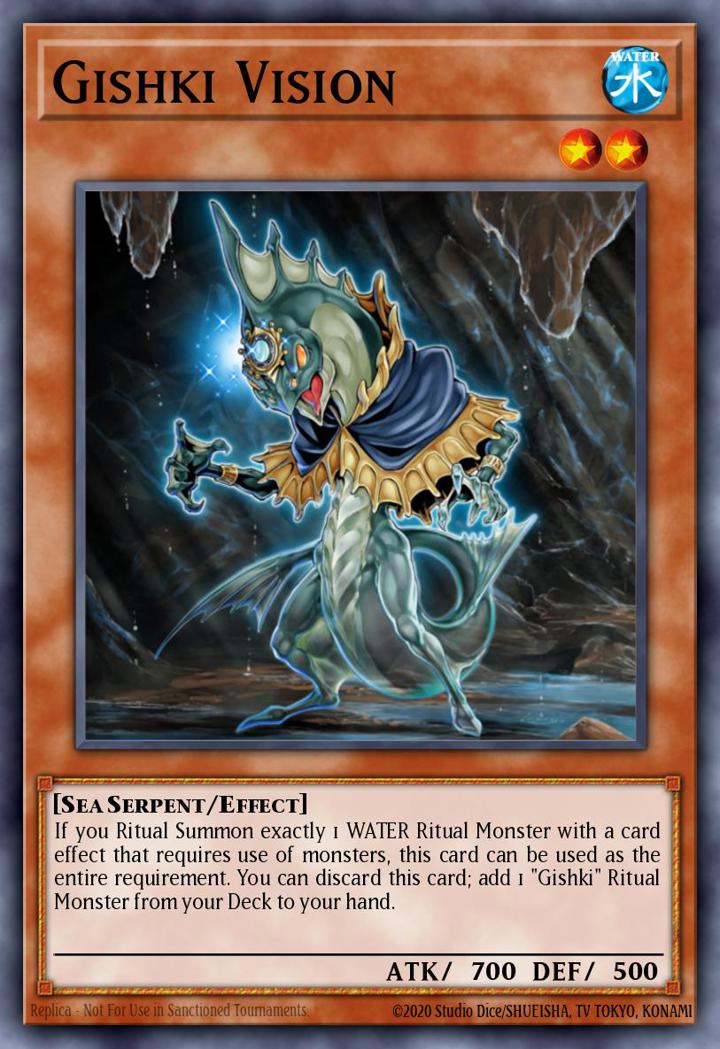 Gishki Vision Single: Yu-Gi-Oh! The Secret Forces Einzelkarte