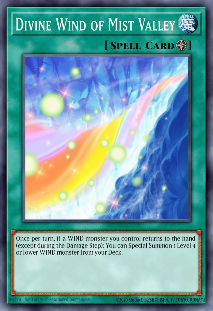 Divine Wind of Mist Valley Single: Yu-Gi-Oh! The Secret Forces Einzelkarte