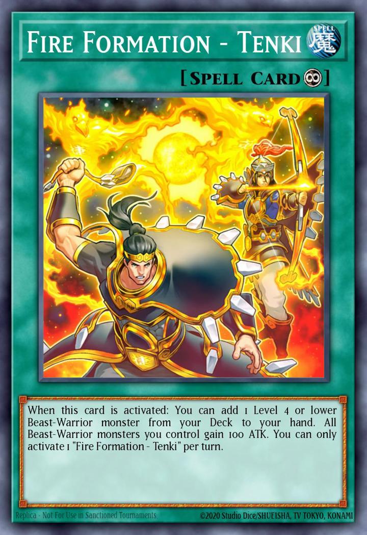 Fire Formation - Tenki Single: Yu-Gi-Oh! The Secret Forces Einzelkarte