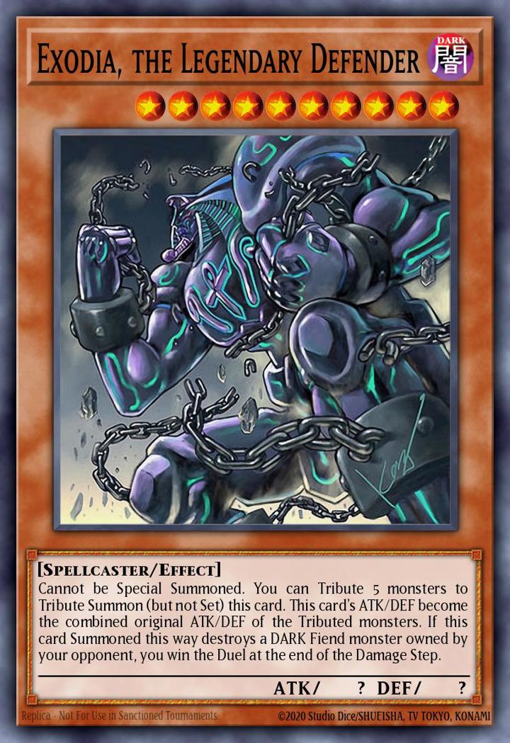 Exodia, the Legendary Defender Single: Yu-Gi-Oh! 2019 Gold Sarcophagus Tin Einzelkarte