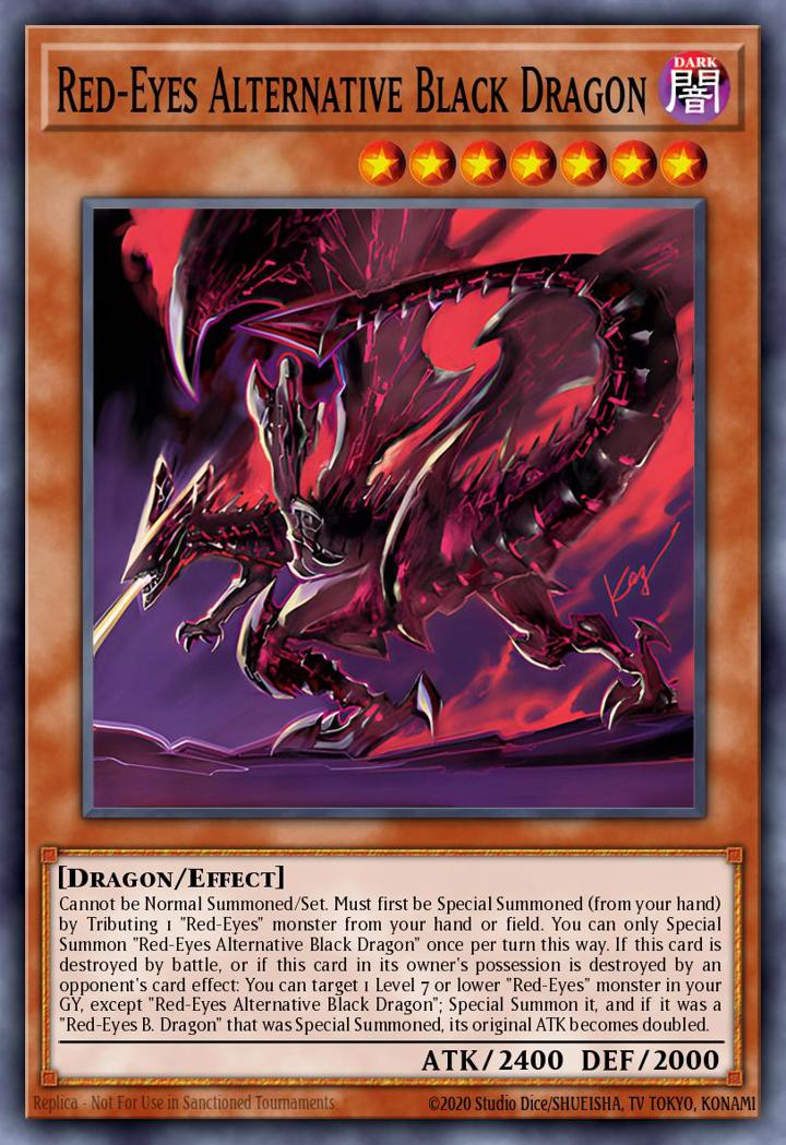 Red-Eyes Alternative Black Dragon Single: Yu-Gi-Oh! 2019 Gold Sarcophagus Tin Einzelkarte