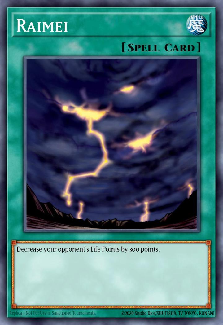 Raimei (V.1 - Rare) Single: Yu-Gi-Oh! Tournament Pack 1 Einzelkarte