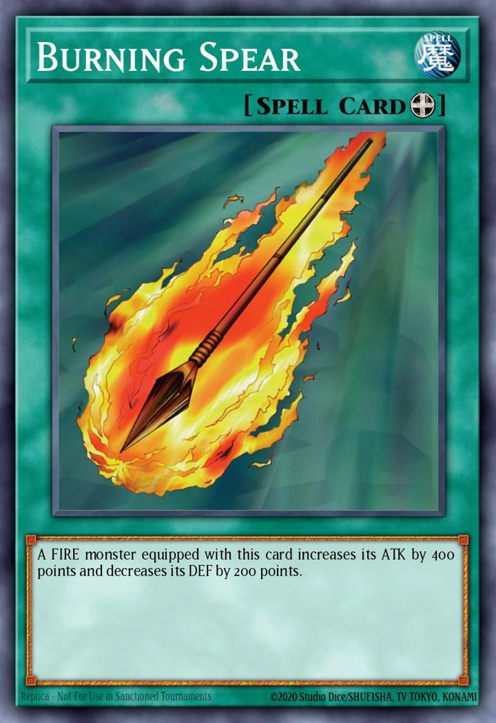 Burning Spear (V.1 - Rare) Single: Yu-Gi-Oh! Tournament Pack 1 Einzelkarte