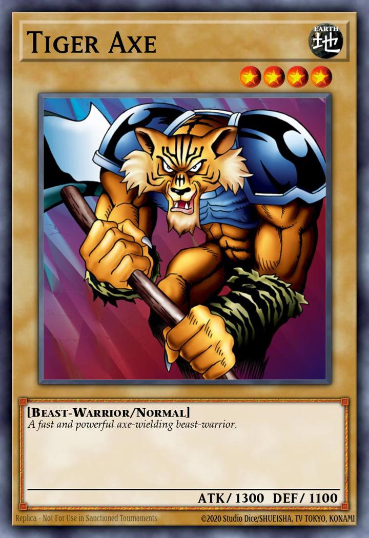 Tiger Axe (V.1 - Rare) Single: Yu-Gi-Oh! Tournament Pack 1 Einzelkarte