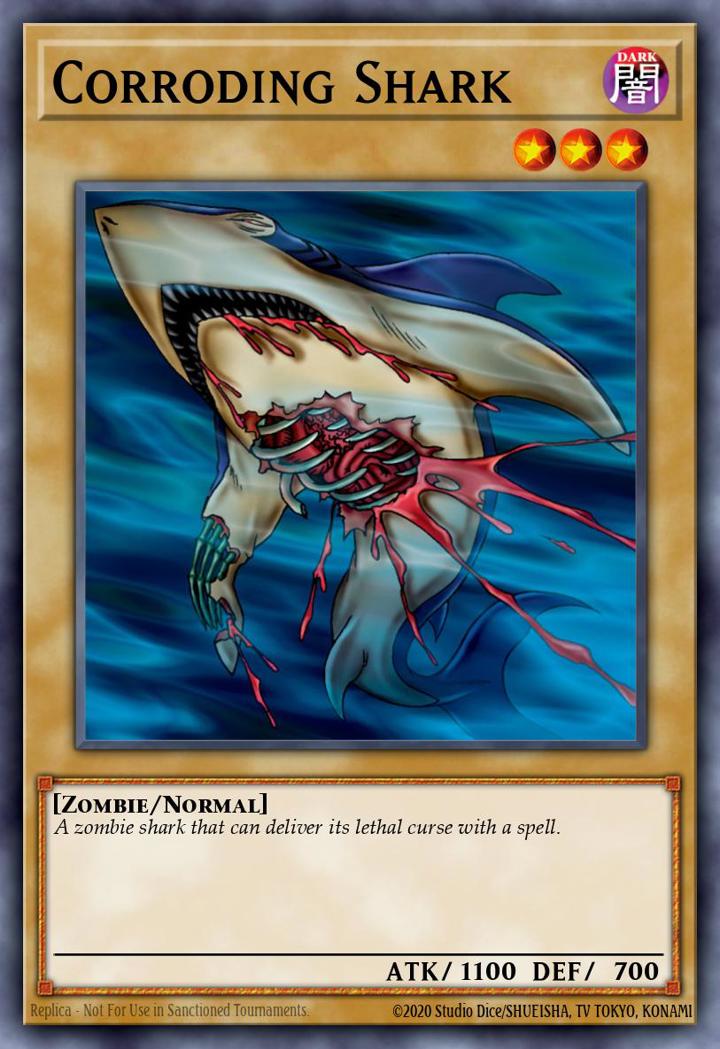 Corroding Shark (V.1 - Common) Single: Yu-Gi-Oh! Tournament Pack 1 Einzelkarte