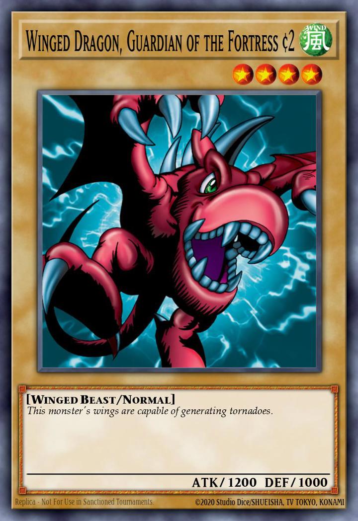 Winged Dragon, Guardian of the Fortress #2 (V.2 - Common) Single: Yu-Gi-Oh! Tournament Pack 1 Einzelkarte