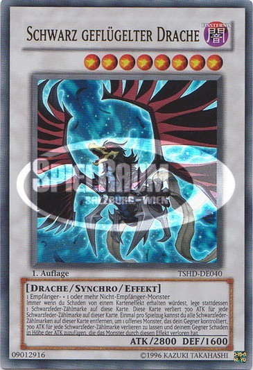 Black-Winged Dragon (V.6 - Ghost Rare) Single: Yu-Gi-Oh! The Shining Darkness Einzelkarte