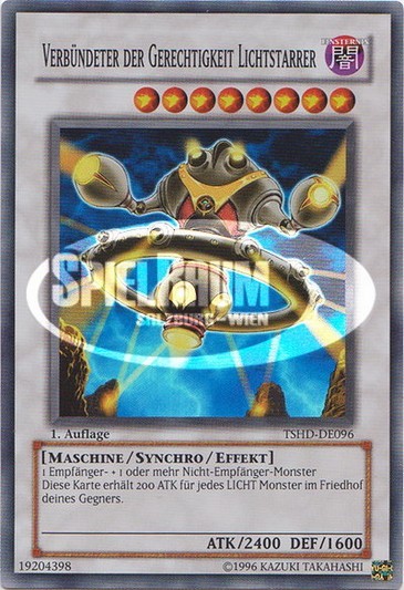 Ally of Justice Light Gazer Single: Yu-Gi-Oh! The Shining Darkness Einzelkarte