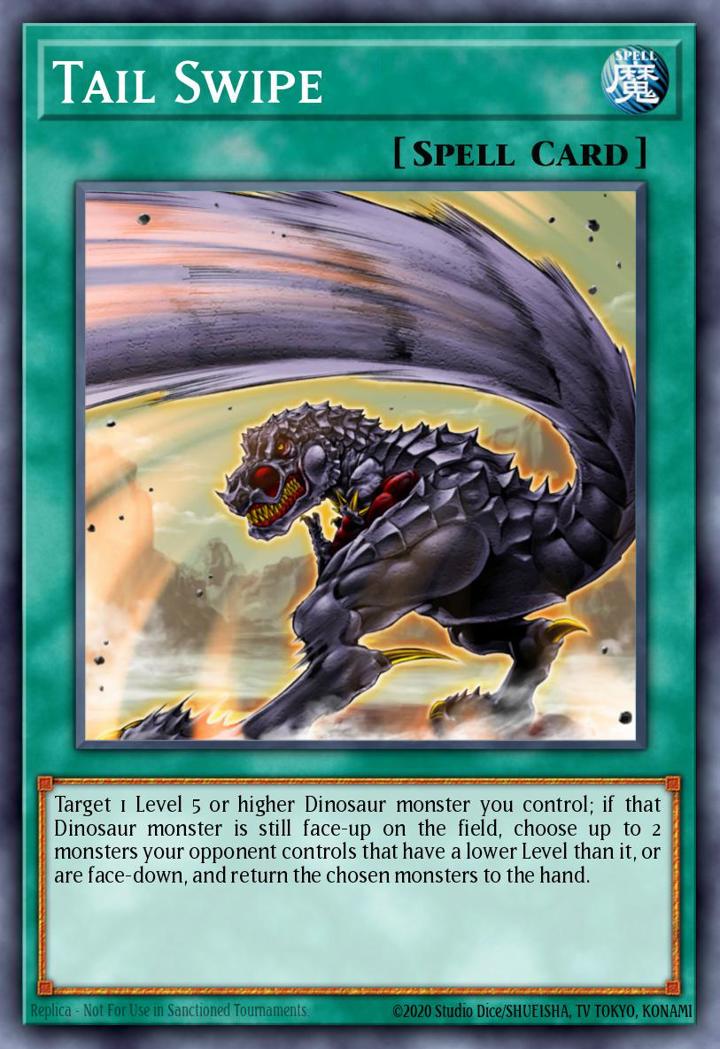 Tail Swipe Single: Yu-Gi-Oh! Turbo Pack: Booster Seven Einzelkarte