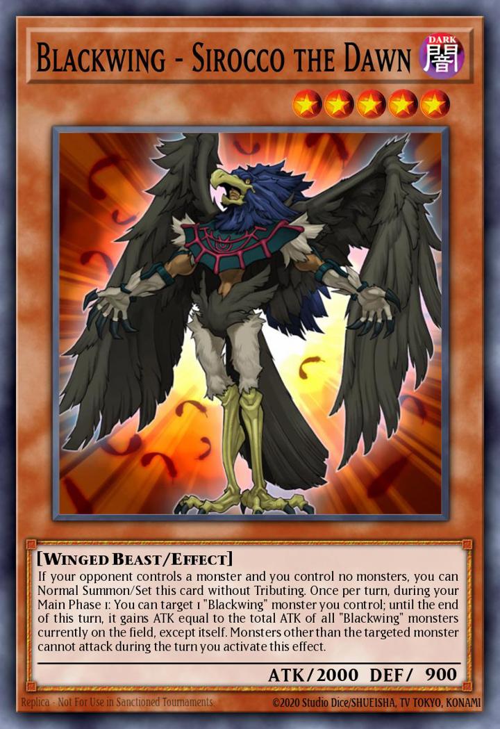 Blackwing - Sirocco the Dawn Single: Yu-Gi-Oh! Turbo Pack: Booster Seven Einzelkarte