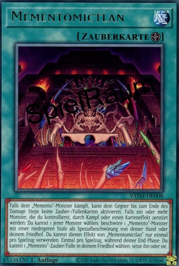 Mementomictlan (V.2 - Collectors Rare) Single: Yu-Gi-Oh! Valiant Smashers Einzelkarte