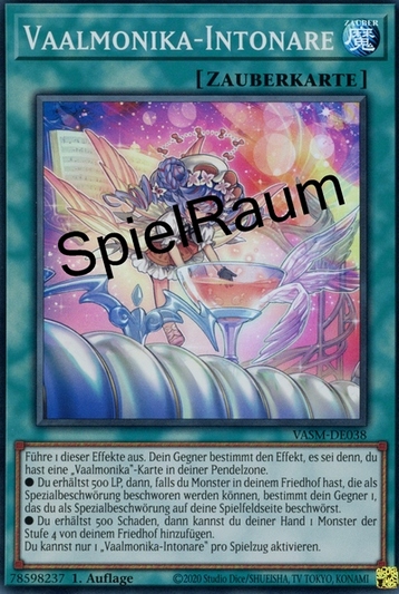 Vaalmonica Intonare Single: Yu-Gi-Oh! Valiant Smashers Einzelkarte