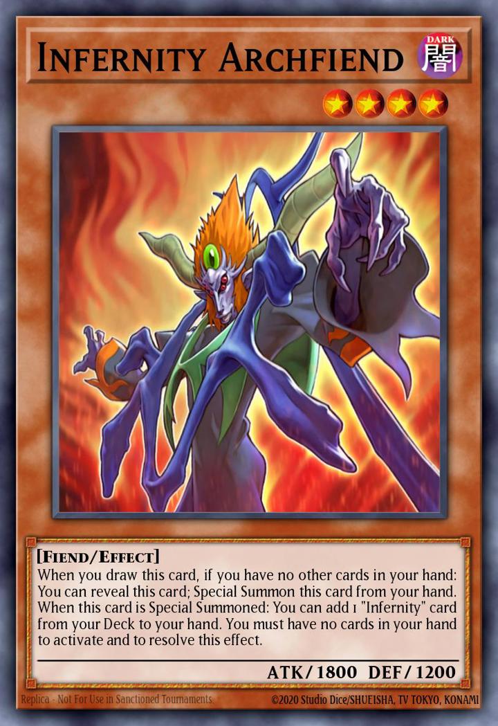 Infernity Archfiend (V.2 - Super Rare) Single: Yu-Gi-Oh! 5D's Stardust Accelerator Promotional Cards Einzelkarte