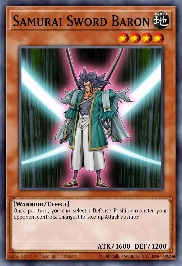 Samurai Sword Baron (V.1 - Super Rare) Single: Yu-Gi-Oh! 5D's Reverse of Arcadia Promotional Cards Einzelkarte