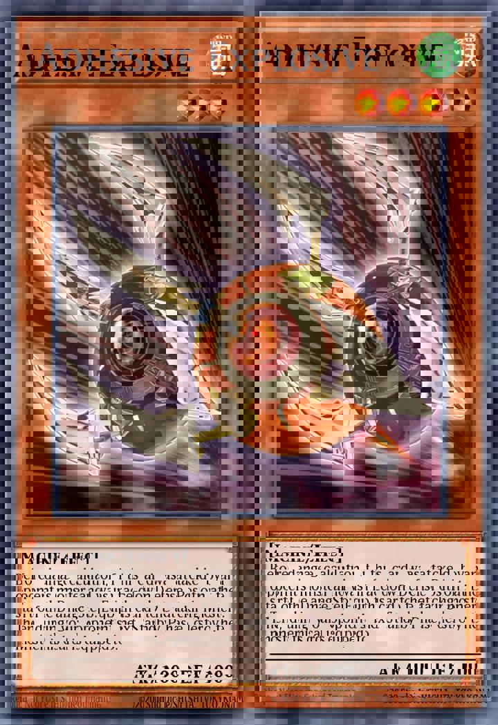 Adhesive Explosive