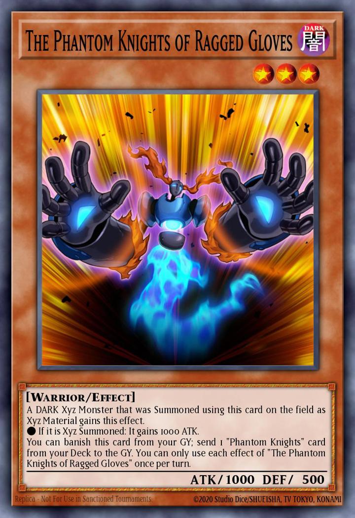 The Phantom Knights of Ragged Gloves Single: Yu-Gi-Oh! Wing Raiders Einzelkarte