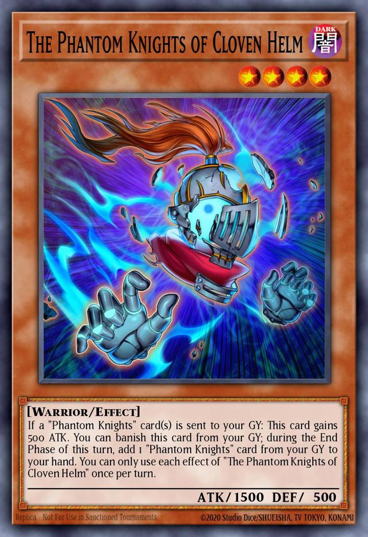 The Phantom Knights of Cloven Helm Single: Yu-Gi-Oh! Wing Raiders Einzelkarte