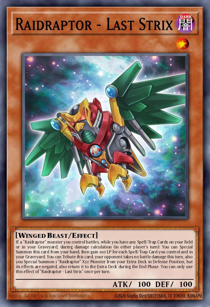 Raidraptor - Last Strix Single: Yu-Gi-Oh! Wing Raiders Einzelkarte