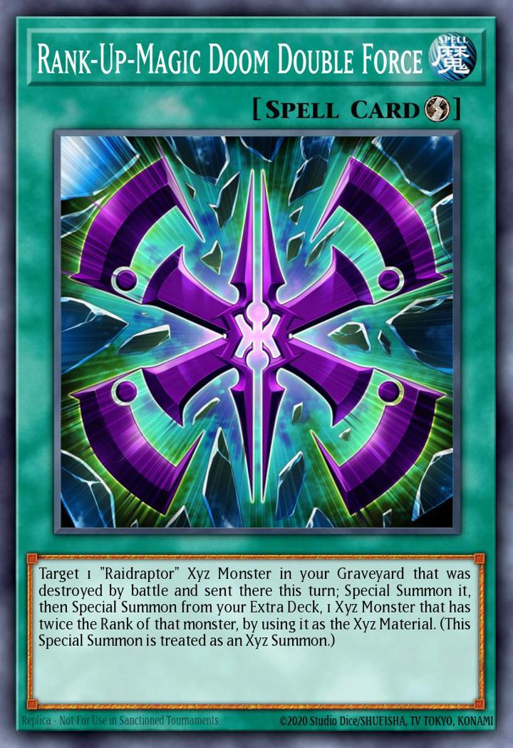 Rank-Up-Magic Doom Double Force Single: Yu-Gi-Oh! Wing Raiders Einzelkarte