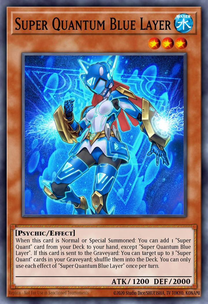 Super Quantum Blue Layer Single: Yu-Gi-Oh! Wing Raiders Einzelkarte
