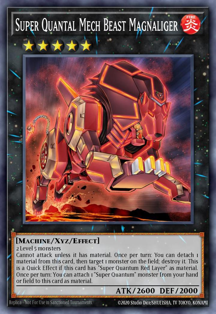 Super Quantal Mech Beast Magnaliger Single: Yu-Gi-Oh! Wing Raiders Einzelkarte