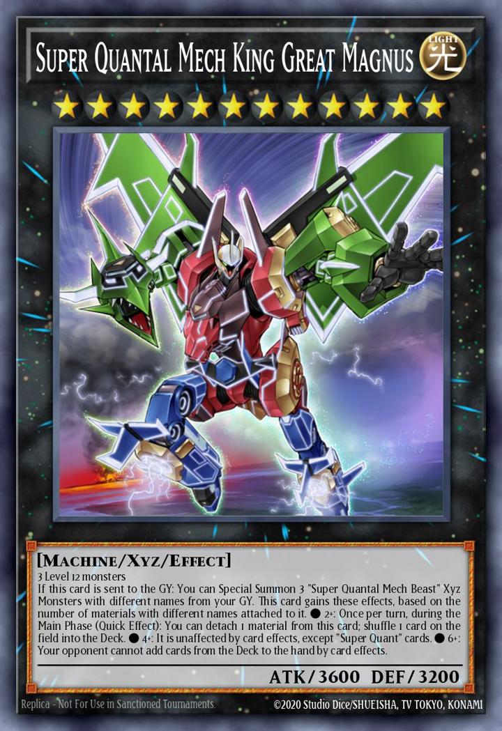 Super Quantal Mech King Great Magnus Single: Yu-Gi-Oh! Wing Raiders Einzelkarte