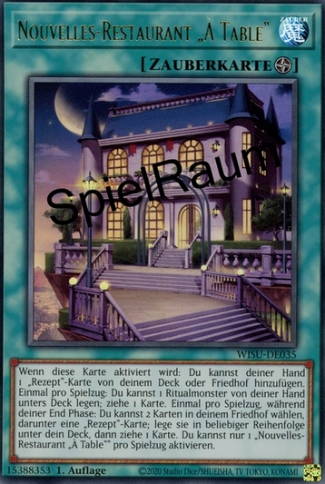 Nouvelles Restaurant "At Table" (V.1 - Ultra Rare)