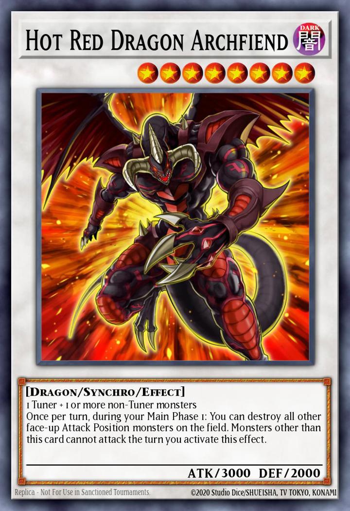 Hot Red Dragon Archfiend Single: Yu-Gi-Oh! 5D's Manga Promos Einzelkarte