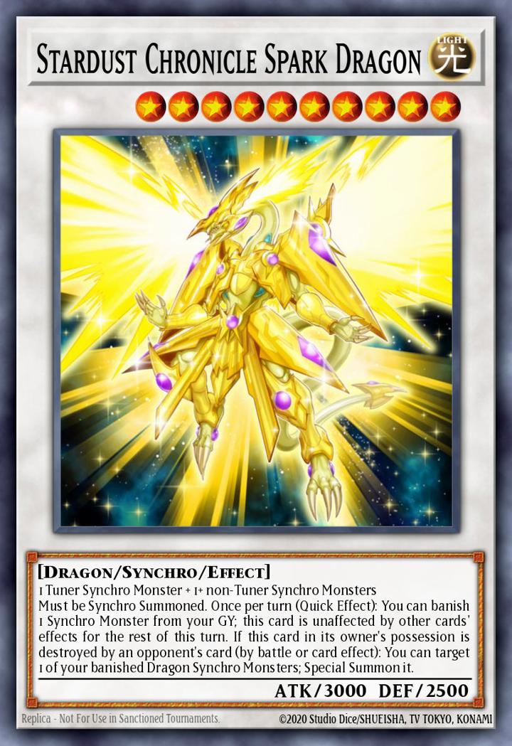 Stardust Chronicle Spark Dragon Single: Yu-Gi-Oh! 5D's Manga Promos Einzelkarte