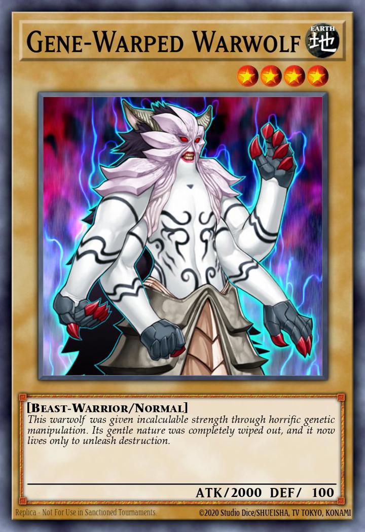 Gene-Warped Warwolf Single: Yu-Gi-Oh! Starter Deck: Dawn of the Xyz Einzelkarte