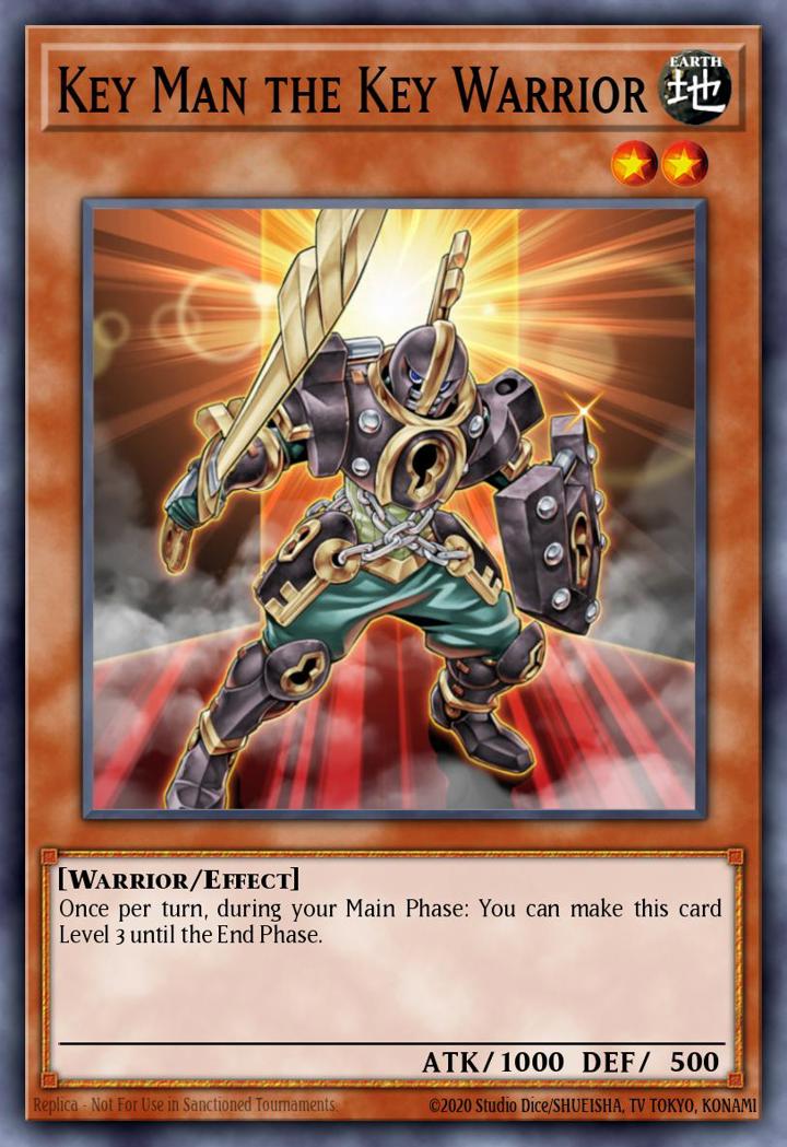 Key Man the Key Warrior Single: Yu-Gi-Oh! Starter Deck: Dawn of the Xyz Einzelkarte