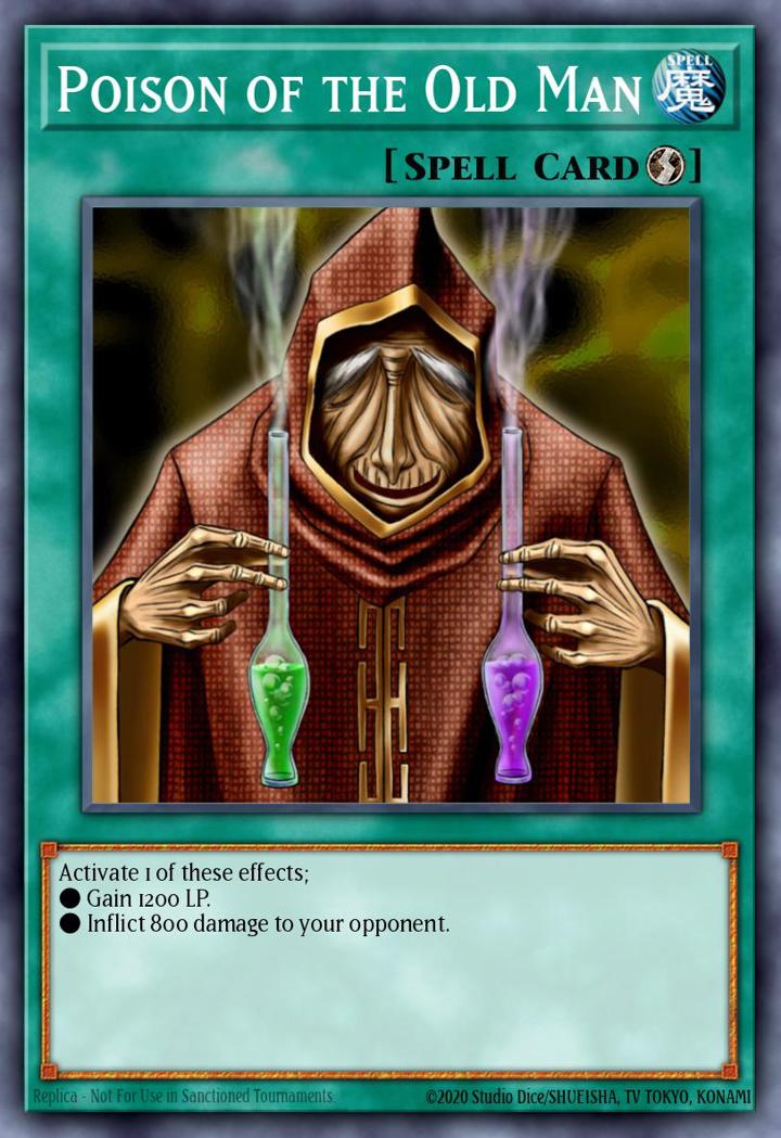 Poison of the Old Man Single: Yu-Gi-Oh! Starter Deck: Dawn of the Xyz Einzelkarte