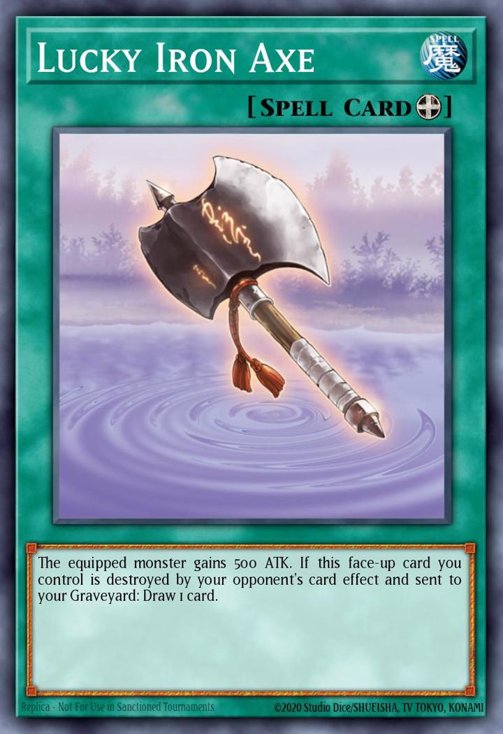 Lucky Iron Axe Single: Yu-Gi-Oh! Starter Deck: Dawn of the Xyz Einzelkarte