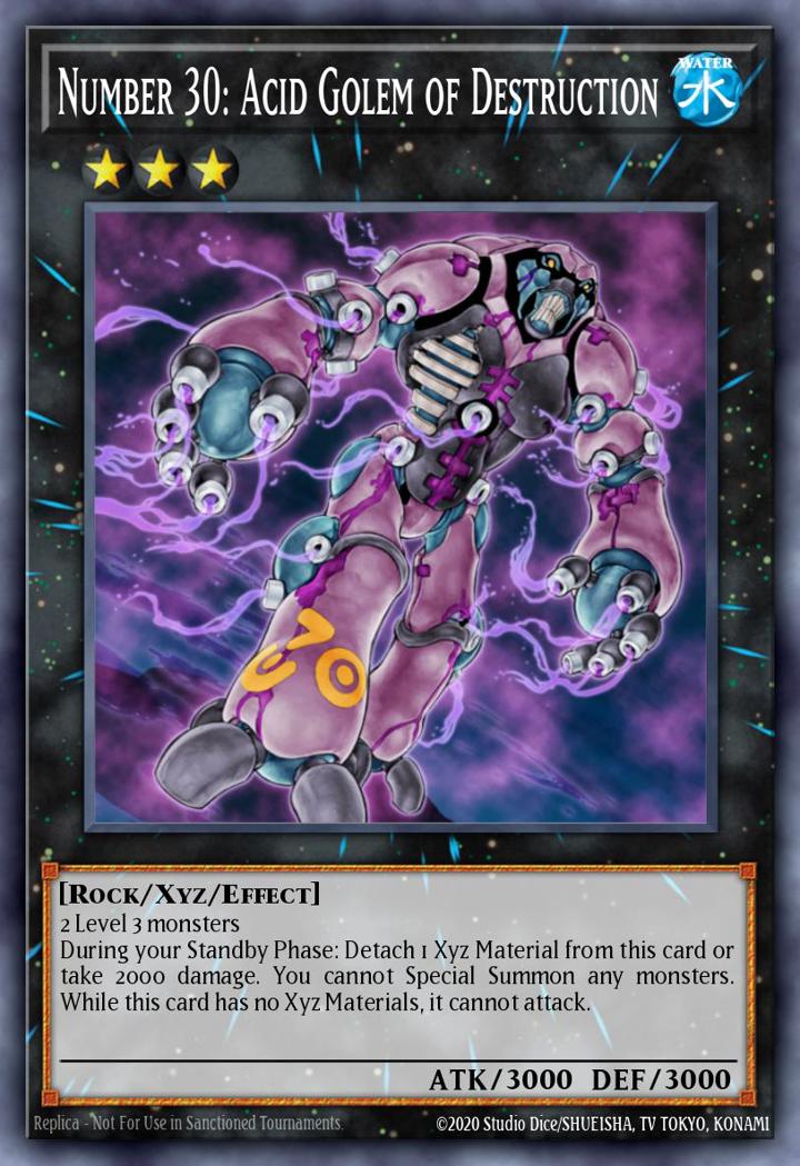 Number 30: Acid Golem of Destruction
