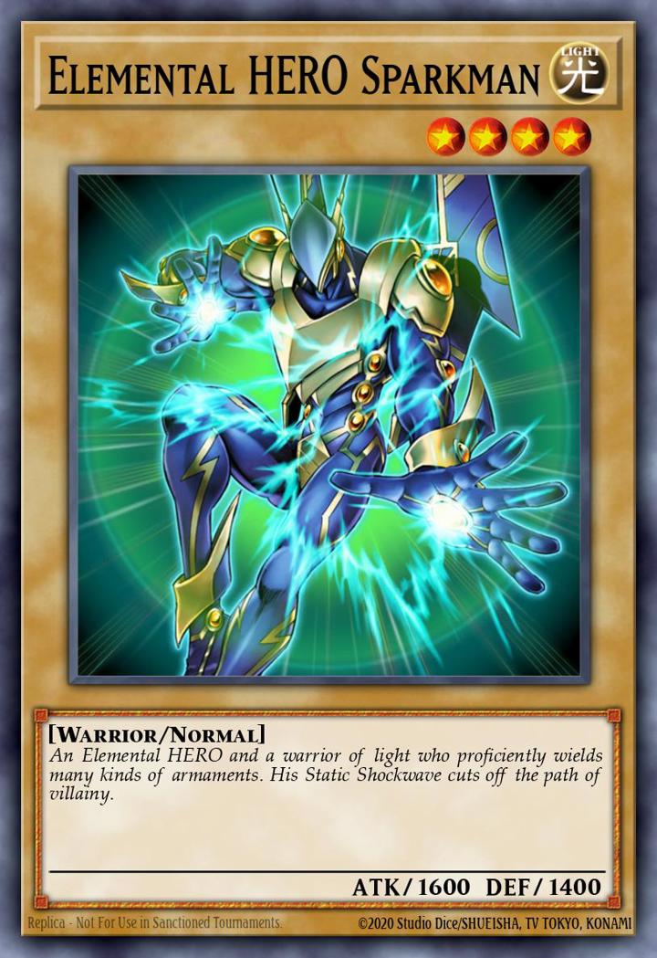 Elemental HERO Sparkman (V.1 - Common)
