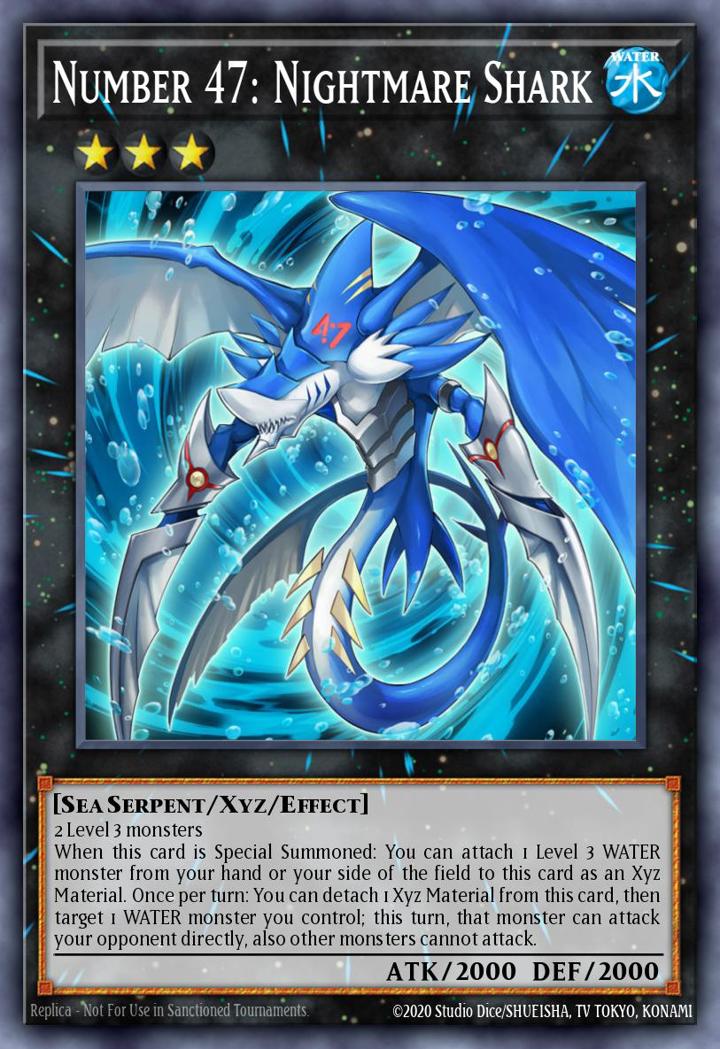 Number 47: Nightmare Shark Single: Yu-Gi-Oh! ZEXAL Manga Promos Einzelkarte